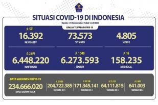 COVID-19 di Indonesia, Kasus Baru: 2.077