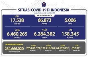COVID-19 di Indonesia, Kasus Baru: 2.164