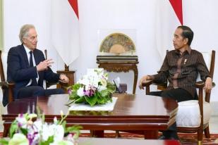 Jokowi Bertemu Mantan PM Inggris Tony Blair tentang IKN Nusantara