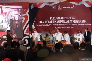 Mendagri Resmikan Tiga Provinsi Baru di Papua, dan Lantik Pejabat Gubernur