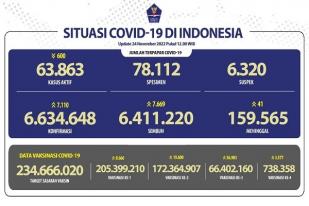 COVID-19 di Indonesia, Kasus Baru Harian: 7.110