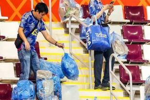 Jepang Tunjukkan Mampu Kalahkan Jerman, dan Suporter Bersihkan Stadion