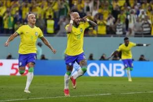 Brasil Menang 4-1 Atas Korea Selatan, Akan Hadapi Kroasia di Babak Berikutnya