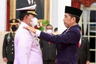 Presiden Jokowi Lantik Laksamana Yudo Margono sebagai Panglima TNI