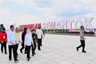 Presiden Resmikan Bendungan Semantok di Nganjuk, Jatim