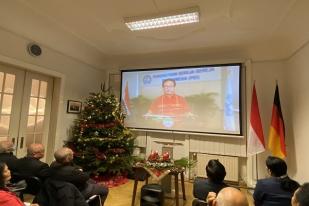 KJRI dan Komunitas Kristen Indonesia di Frankfurt, Jerman Merayakan Natal Bersama