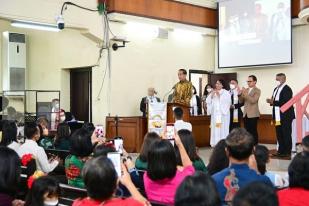 Di Hari Natal, Jokowi Kunjungi Sejumlah Gereja di Bogor