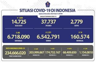 COVID-19 di Indonesia, Kasus Baru Harian: 695