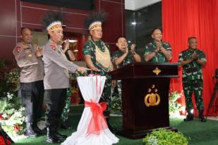 Kapolri dan Panglima TNI Resmikan Gedung Baru Polda Papua