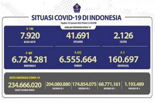 COVID-19 di Indonesia, Kasus Baru Harian: 469