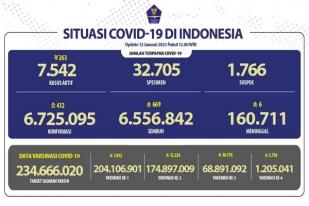 COVID-19 di Indonesia, Kasus Baru Harian: 412