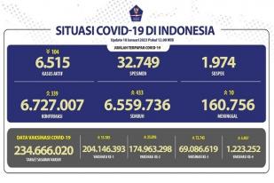 COVID-19 di Indonesia, Kasus Baru Harian: 339