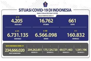 COVID-19 di Indonesia, Kasus Baru Harian: 171