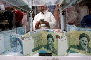 Nilai Uang Rial Iran Jatuh, 500.000 per Dolar AS, Inflasi di Atas 50%