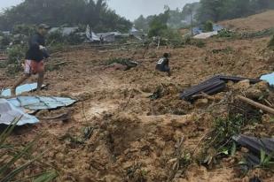 Tanah Longsor di Natuna, 10 Tewas, 42 Orang Masih Dicari