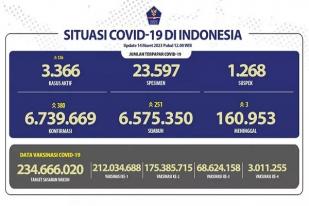 COVID-19 di Indonesia, Kasus Baru Harian: 380