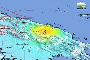 Gempa Bumi Berkekuatan 7,2 Guncang Jauapura