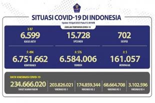 COVID-19 di Indonesia, Kasus Baru: 494