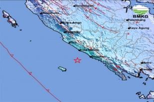 Gempa Bumi Berkekuatan 5,3 Guncang Bengkulu Selatan