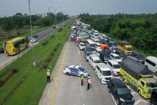 Sistem Satu Arah telah Diberlakukan di Jalan Tol Trans Jawa