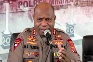 Kapolda Papua: KKB Bakar Empat Rumah Warga di Distrik Ilaga