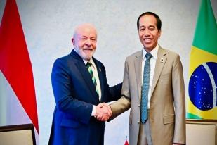 Jokowi Gelar Pertemuan Bilateral dengan Presiden Brasil dan PM Kepulauan Cook