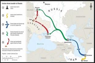 Iran Kirim Bahan-bahan Pembuatan Drone ke Rusia