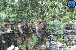 Satgas Grebeg Markas KKB di Kepulauan Yapen, Papua