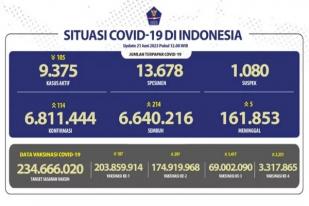 Kasus Baru Harian COVID-19 di Indonesia: 114