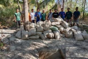 Polisi NTT Buru Pemilik 2,5 Ton Pupuk Yang Ditimbun untuk Bom Ikan