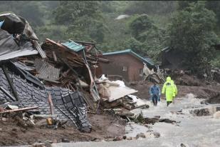 Tanah Longsor Akibat Hujan Deras di Korea Selatan, 40 Tewas