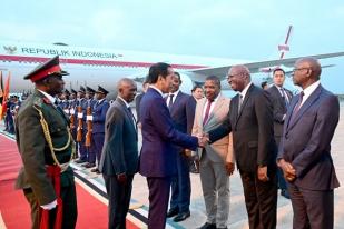 Presiden Jokowi Tiba di Mozambik dalam Kunjungan ke Afrika