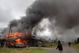 KKB Papua Bakar Pasar di Kabupaten Pegunungan Bintang