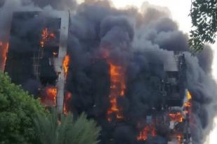 Perang Saudara di Sudan, Gedung Pemerintah dan Perusahaan Minyak Terbakar Akibat Ledakan