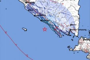 Gempa Bumi Berkekuatan 4,9 Guncang Lampung