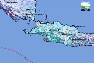 Gempa Bumi Berkekuatan 5,4 Guncang Sukabumi, Jawa Barat