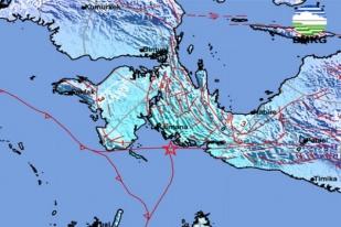 Dua Gempa Bumi Mengguncang Kaimana, Papua Barat