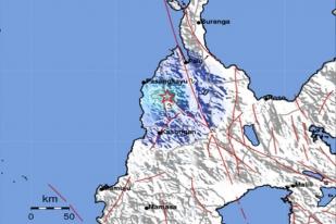 Gempa Bumi Berkekuatan 4,3 Guncang Donggala, Sulawesi Tengah