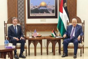 Menlu AS Bertemu Presiden Palestina, Bahas Perang Hamas-Israel