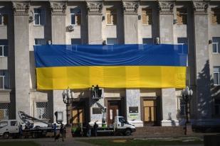 Kota Kherson, Ukraina Memperingati Setahun Pengusiran Pendudukan Rusia