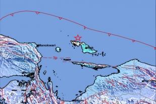 Gempa Bumi Berkekuatan 5,5 Guncang Wilayah Biak, Papua