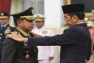 Presiden Lantik Jenderal TNI Agus Subiyanto sebagai Panglima TNI 