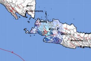 Gempa Bumi Dangkal Berkekuatan 4,6 Guncang Sukabumi, Jawa Barat