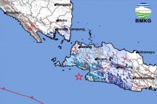 Gempa Bumi Berkekuatan 4,9 Guncang Banten Selatan