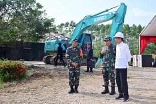 Presiden Resmikan Dimulainya Pembangunan Kodim di IKN