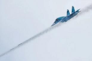 Ukraina Klaim Tembak Jatuh Tiga Pesawat Tempur Su-34 Rusia