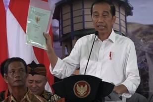 Presiden: Tersisa Enam Juta Bidang, 2024 Sertifikat Tanah Dituntaskan 