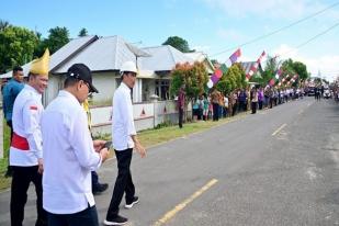 Presiden Kunjungan ke Kabupaten Kep. Talaud, Tinjau Jalan Lingkar Karakelang