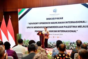 Indonesia Dukung Palestina dalam Penegakan Hukum di Mahkamah Internasional