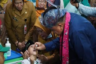 Menkes Gelar Imunisasi Polio di Jateng, Jatim dan DI Yogyakarta